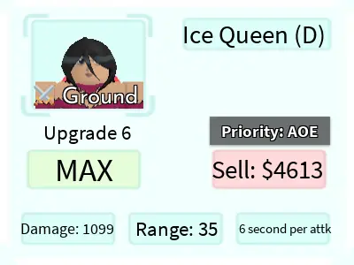 Ice Queen (B) - Rukia (Bankai)  Roblox: All Star Tower Defense