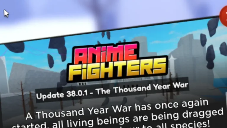 Update 38 de Anime Fighters - Roblox BR