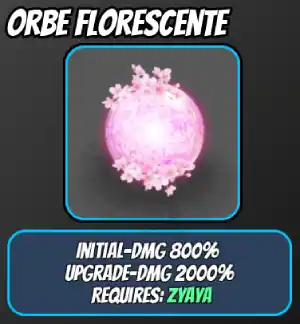 Orbe Florescente é a orbe do Zyaya - astd robloxbr